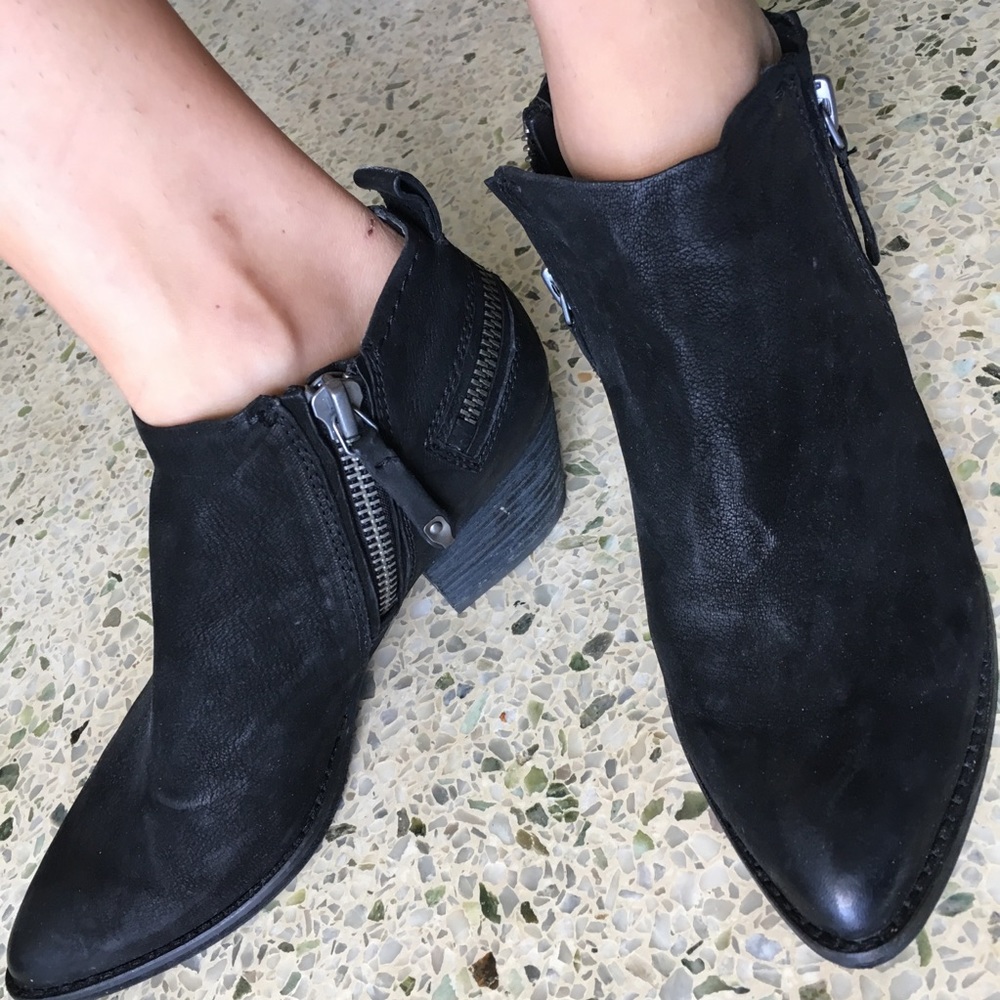 Suede Booties